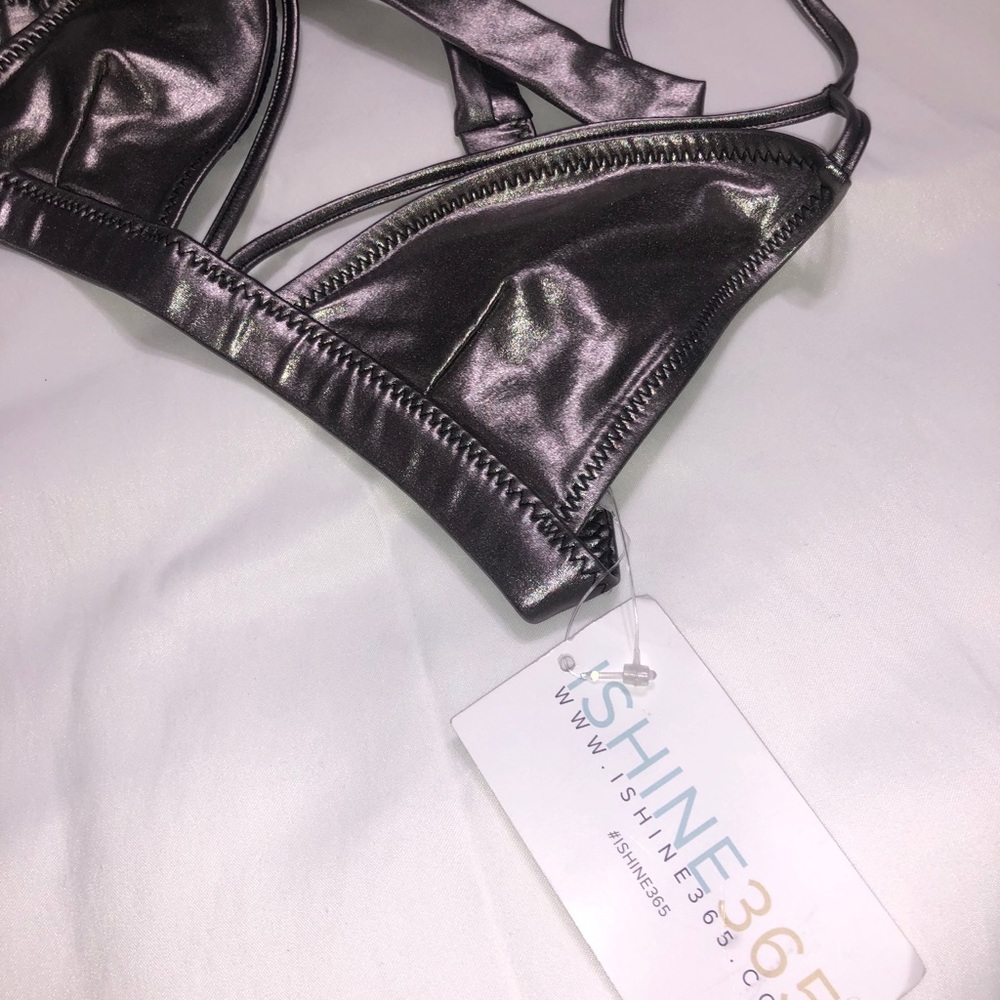 Kai Lani Bralet Bikini Top Im Platinum